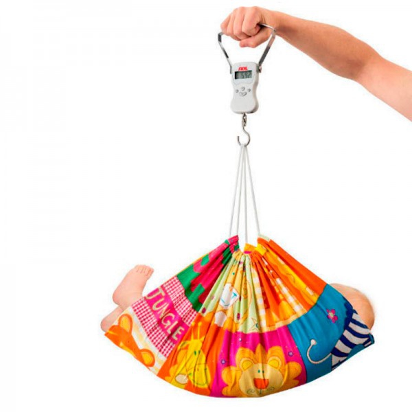 Portabebés de algodão plegable para pesabebés eletrónico em suspensão Portabebés de algodão plegable para pesabebés eletrónico em suspensão